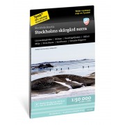 Skridskokarta Stockholms Skärgård Norra Calazo